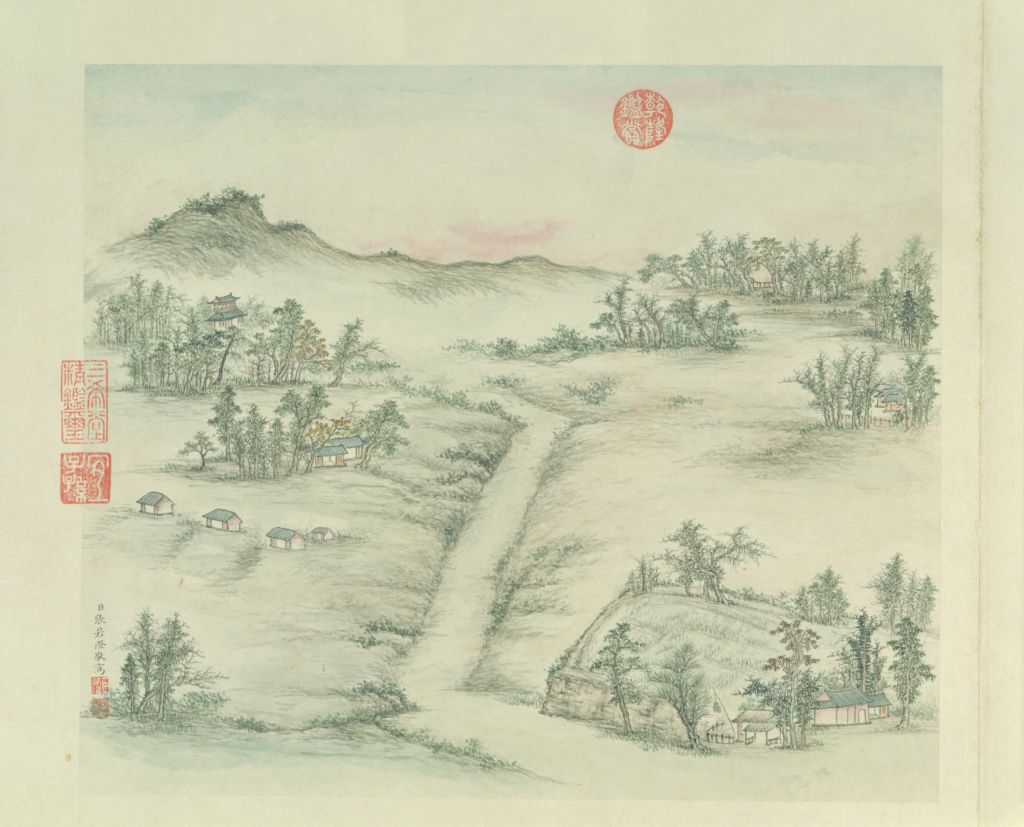 图片[7]-Zhang Ruocheng Yanshan Eight Scenery Album-China Archive